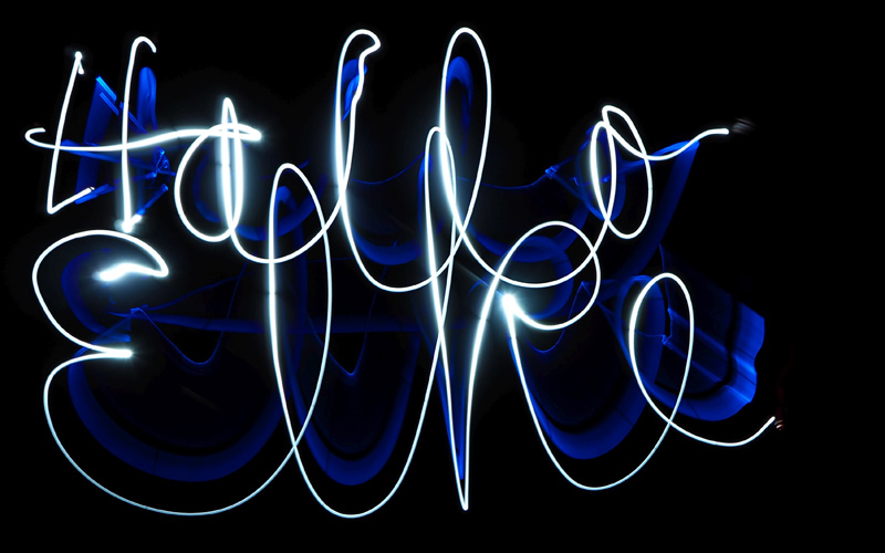 Lightpainting in der Schule